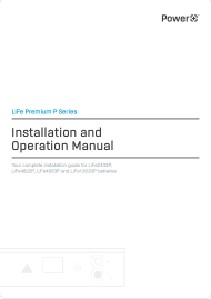 Installation Manuals PowerPlus Energy