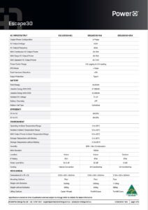 Specification Sheets Powerplus Energy